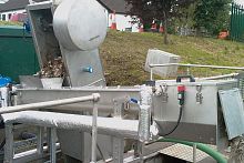 Stationary waste compactor RPSscrew