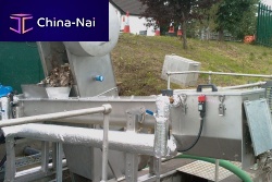 Stationary waste compactor RPSscrew