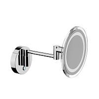 Wall-mounted bathroom mirror AV258Acontemporaryroundaluminum