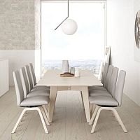 Contemporary dining table MADEIRA W/SEPARATE LEAF T100woodenrectangularextending