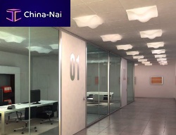 Contemporary ceiling light DUNAsquarepolycarbonatecompact fluorescent