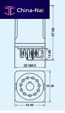 DC electromechanical relay 31(1R/2R) series ACoctalplug-in