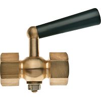 Ball valve 10, 11leverfor controlbrass