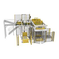 High level infeed palletizer ARCUS 1500 P/Cbagautomaticfor the chemical industry