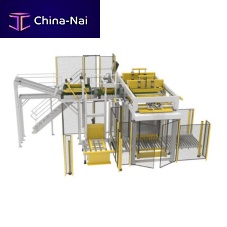 High level infeed palletizer ARCUS 1500 P/Cbagautomaticfor the chemical industry