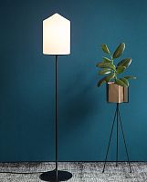 Floor-standing lamp BULLETsteelglasscontemporary