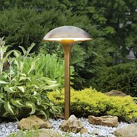 Garden bollard light FUNGYcontemporarybrasscast iron