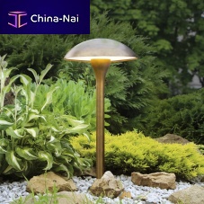 Garden bollard light FUNGYcontemporarybrasscast iron