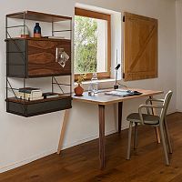 Contemporary table GRCIAplywoodwooden baserectangular