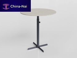 Contemporary side table FlexHPLgranitealuminum base