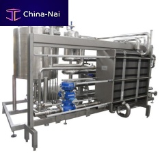 Plate heat exchanger liquid/liquidfor the food industry