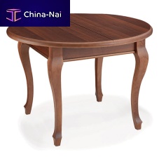 Contemporary table COROLLA IGIsolid woodroundextending