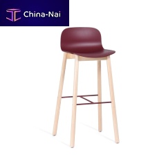 Contemporary bar chair NEO LITEindoorfabricleather