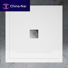 Square shower base raisedflushnatural stone