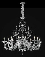 Classic chandelier KALEAcrystalblown glassincandescent