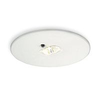 Surface mounted emergency light EM120BroundLEDpolycarbonate