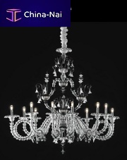 Classic chandelier KALEAcrystalblown glassincandescent