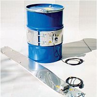 Belt drum heater for steel kegs