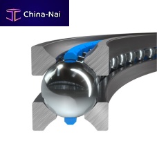 Bearing with plastic cage LER seriesball bearingsingle-rowsteel