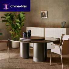 Contemporary table BOL 2326lacquered MDFcrystalpolyurethane base