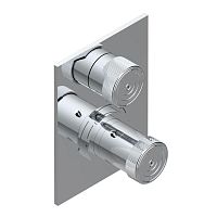 Shower mixer tap ZOOM.5wall-mountedthermostaticchromed metal