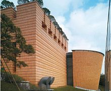 Terracotta cladding brick SANNINI COTTOfor facade