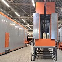 Suspended load oven dryingcuringelectric resistance