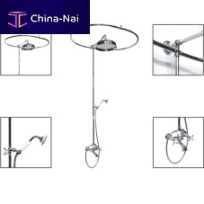 Wall-mounted shower set RV119traditionalwith hand showerwith fixed shower head