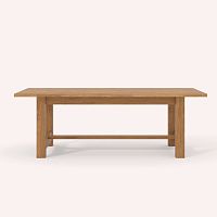 Contemporary table ANNAoakhardwoodrectangular
