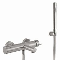 Double-handle bathtub mixer tap EA850101.440wall-mountedstainless steelbathroom