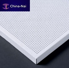 Metal suspended ceiling METAL-Spanelacousticperforated