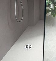 Rectangular shower base MARTINI MATERIArecessedcomposite