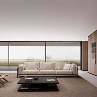 Modular sofa SILENCEcontemporaryfabricgray