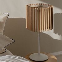 Table lamp KOMOREBIwoodencontemporarycorded
