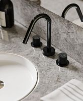 Double-handle washbasin mixer tap TWIGGY : W3.Ycountertopstainless steelbathroom