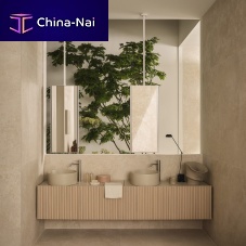 Double washbasin cabinet Delfo Piano Rettangolarewall-hungoakceramic