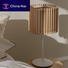 Table lamp KOMOREBIwoodencontemporarycorded
