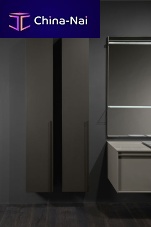 Contemporary bathroom cabinet CY07B-MI18wall-mountedwith mirror
