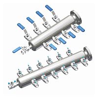 Multi-channel manifold AHM stainless steelfor gasdistribution