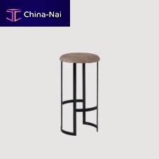 Contemporary bar stool MOONfabricstainless steel basecantilever
