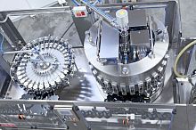 Automatic filling machine bottlealcoholic beveragegravity
