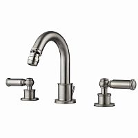 Double-handle bidet mixer tap Z001402countertopchromed metalnickel