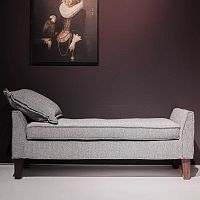 Design daybed GREENWICHfabricwooden baseindoor