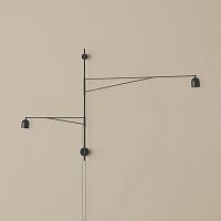 Contemporary wall light AWKWARD indooraluminumsteel