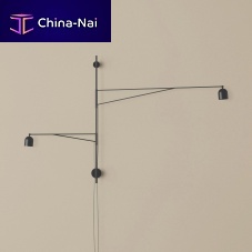 Contemporary wall light AWKWARD indooraluminumsteel