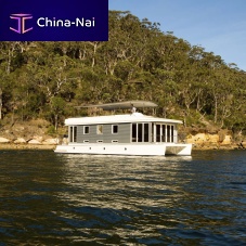 Catamaran houseboat eco weekenderinboardelectric