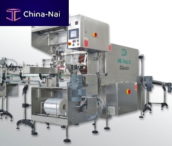 Automatic shrink wrapping machine IND-Pack 29 seriesfor bottlesfor heat-shrink films