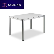 Contemporary table LA TABLE HPLmetal baserectangular