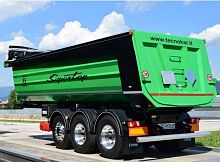 Dump semi-trailer Supertop F13-axletowed