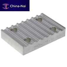 Rectangular clamping plate toothed